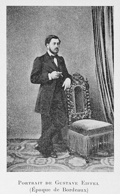 Alexandre Gustave Eiffel at the Time of Bordeaux, c.1858 by French Photographer